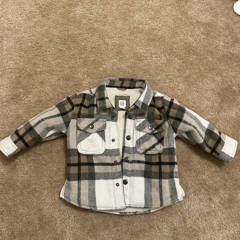 GAP baby Sherpa flannel